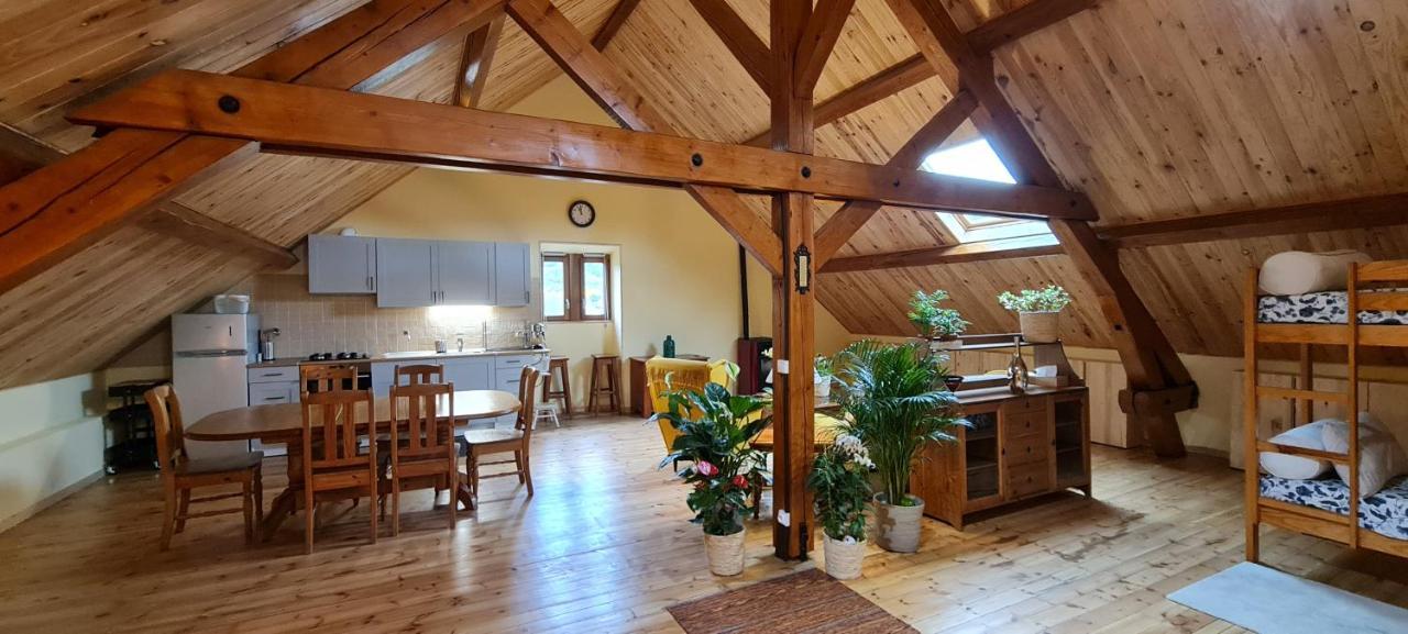 Loft Mansarde Du Train Jaune Avec Vue Sur Les Montagnes Saillagouse Eksteriør bilde